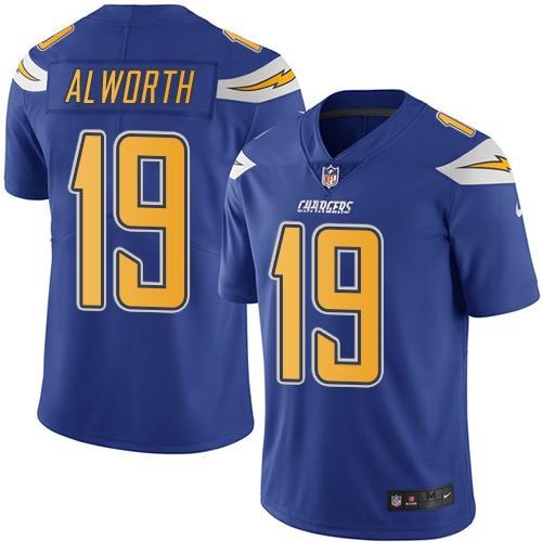 Nike Men & Women & Youth Chargers 19 Lance Alworth Electric Blue Color Color Rush Limited Jersey,We sell and wholesale Nike Men & Women & Youth Chargers 19 Lance Alworth Electric Blue Color Color Rush Limited Jersey on line form chian!